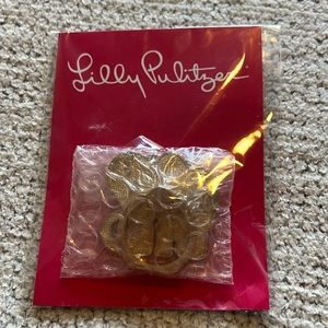 NIP GWP Critter Phone Ring, Gold Elephant One Size